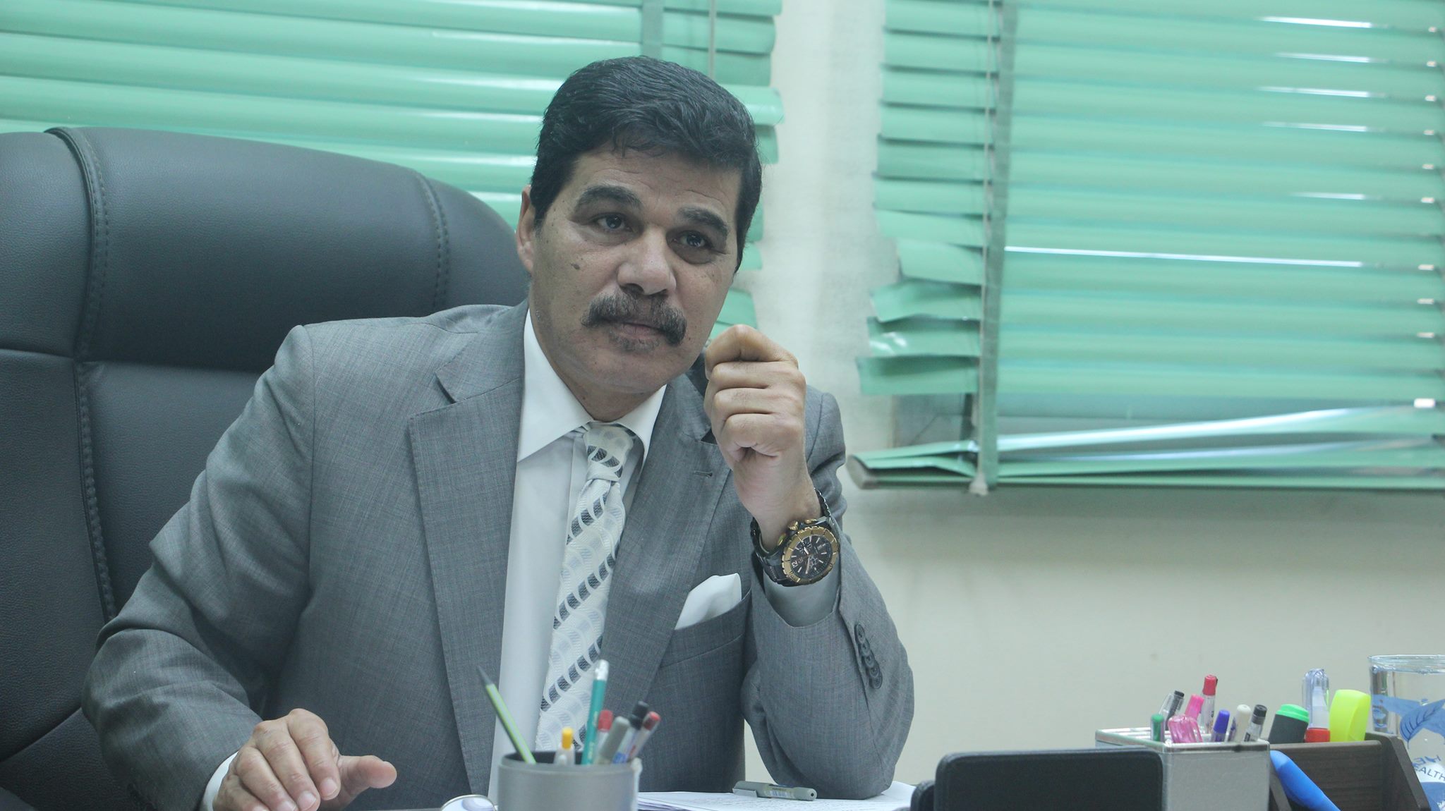 دكتور هشام الشناوى وكيل وزارة الصحة بالفيوم