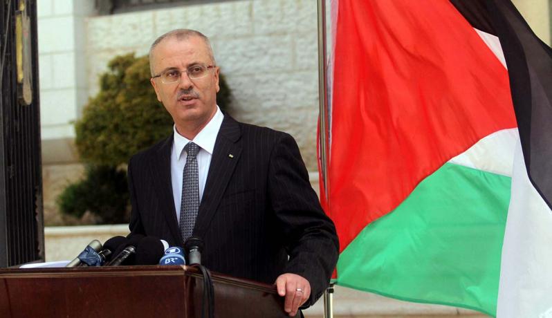  رئيس الوزراء الفلسطيني