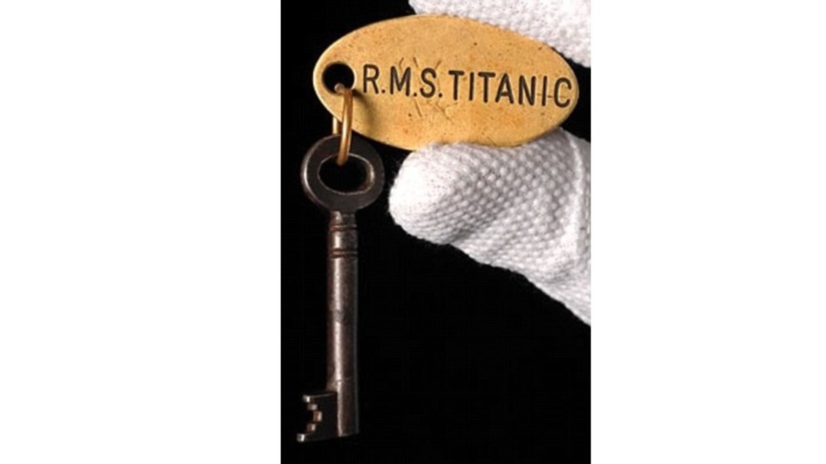 صورة لما يعتقد أنه مفتاح خزينة المناظير والذي كان قادرا على إنقاذ التيتانيك