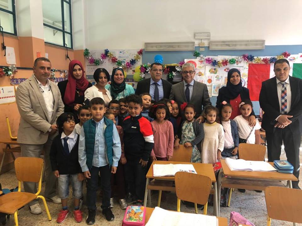 القنصل العام في ميلانو يشارك في حفل بدء العام الدراسي بمدرسة نجيب محفوظ المصرية الإيطالية