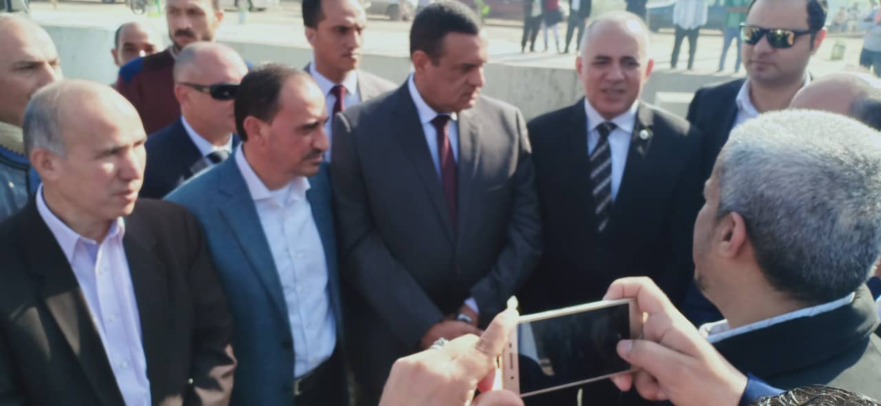 النائب محمد زين وكبار المسئولين يفتتحون محطة الصرف الزراعى بأدكو