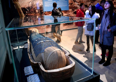 افتتاح معرض للآثار المصرية في قوانجدونج جنوبي الصين
