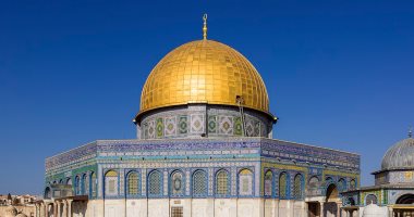 مسجد قبة الصخرة فى القدس عاصمة فلسطين