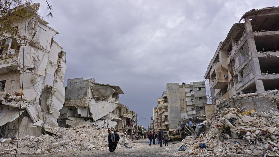 الدمار في إدلب إثر غارات سابقة (أرشيفية)