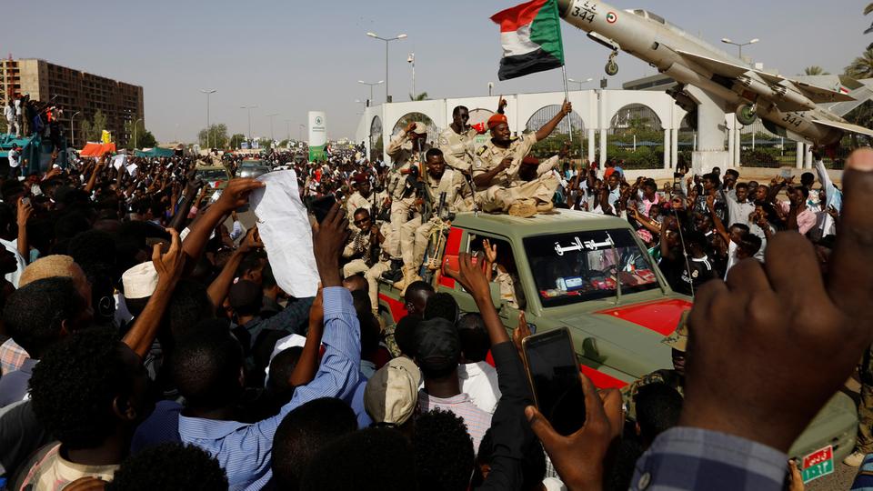 جانب من المظاهرات في السودان