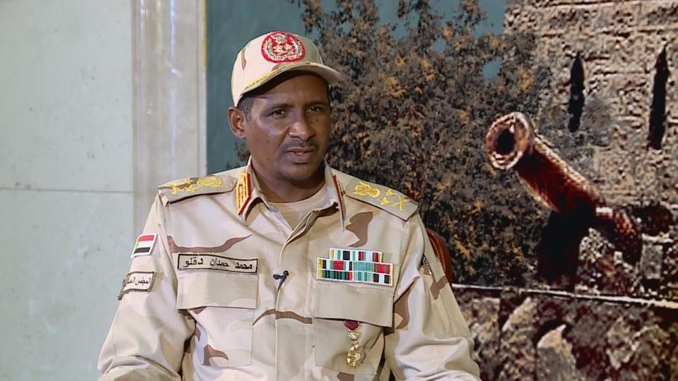 نائب رئيس المجلس الانتقالي السوداني الفريق أول محمد حمدان دقلو