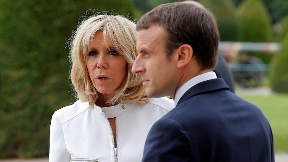 الرئيس الفرنسي وزوجته
