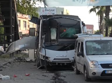 انفجار يستهدف حافلة للشرطة في جنوب تركيا