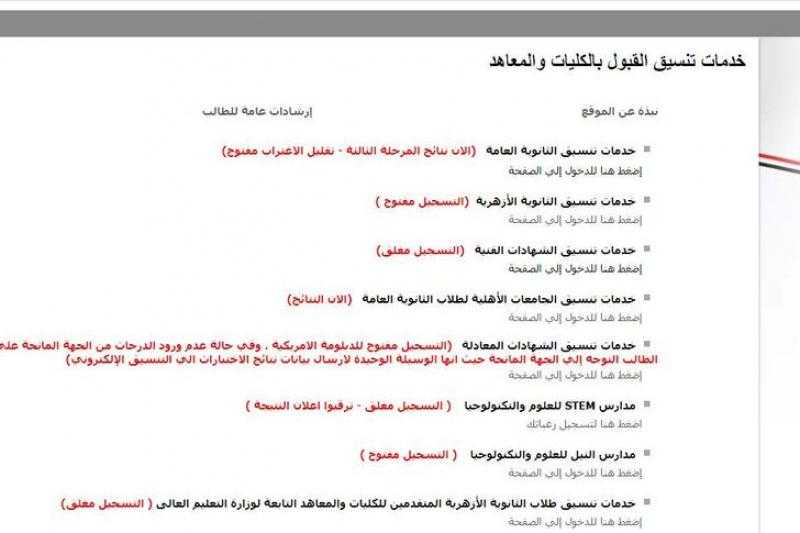 اخر فرصة للتسجيل في تنسيق الدبلومات الفنية