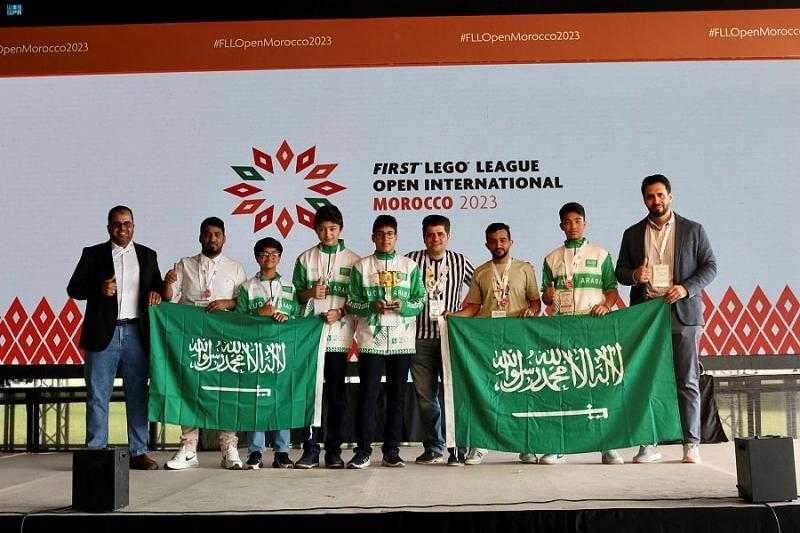 المنتخب السعودي للروبوت يحقق جائزة مشروع الابتكار بالبطولة الدولية المفتوحة بالمغرب