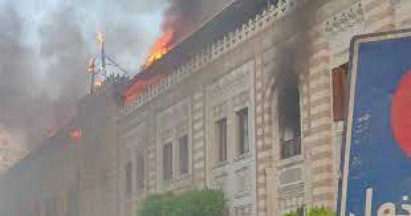شهود حريق الأوقاف: المبنى خاص بملفات إدارة المساجد والمخازن فارغة