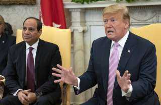 ترامب طلب من السيسي المرور المجاني عبر قناة السويس للسفن الأمريكية