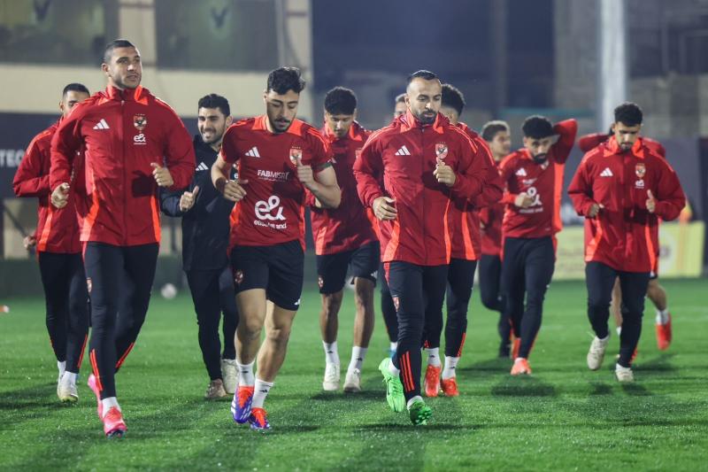 الأهلي يواصل تدريباته استعدادا لمواجهة سيراميكا